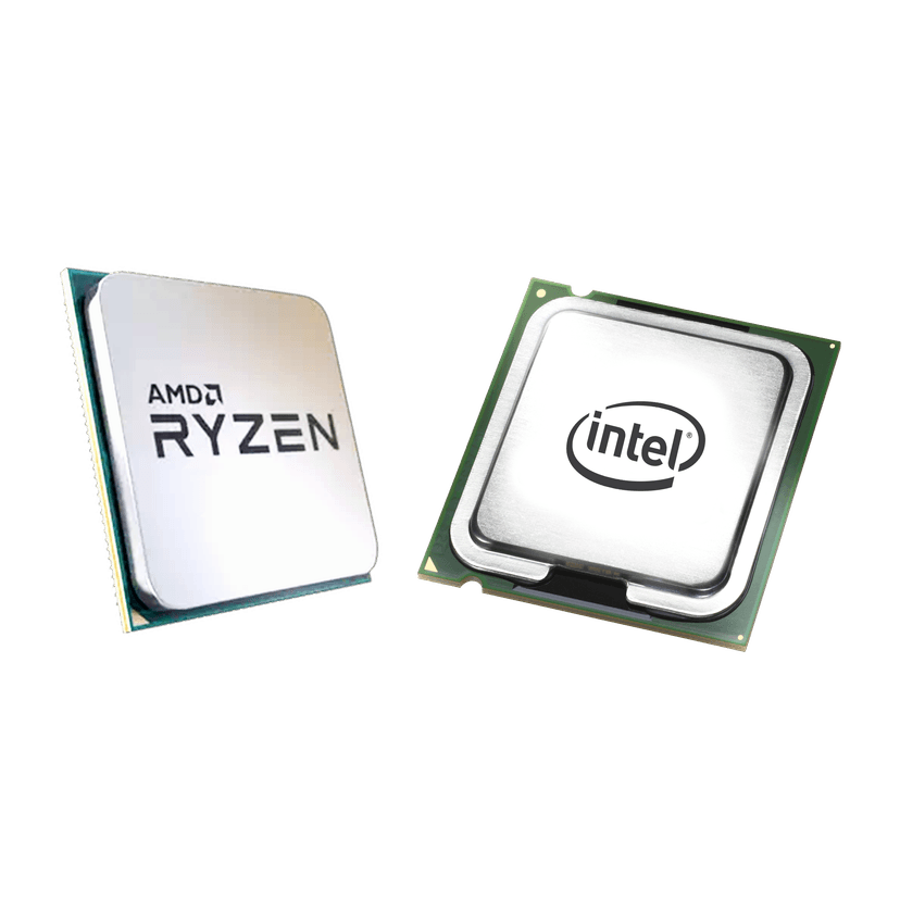 Ryzen and Intel processors