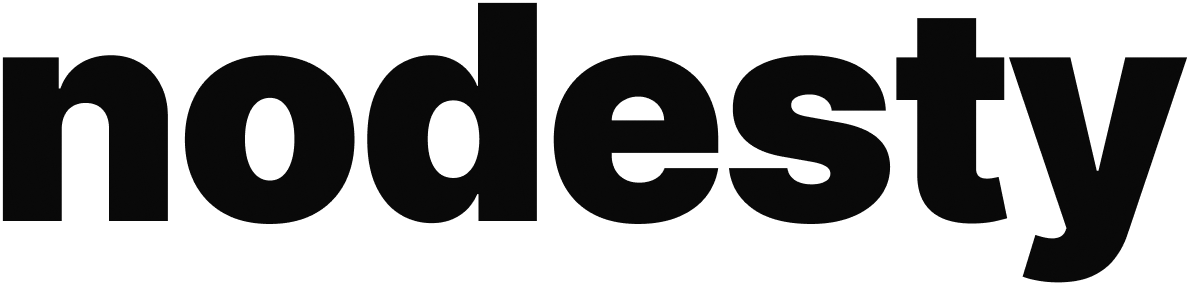 nodesty glass logo